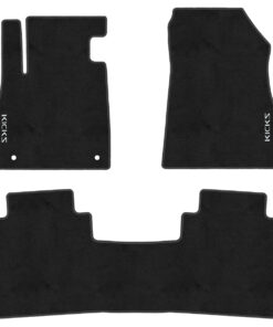 Tapetes de piso para para Nissan Kicks 207–2024 vista superior