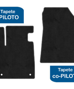 Tapetes de piso para para Nissan Kicks 207–2024 vista superior tapete piloto y copiloto