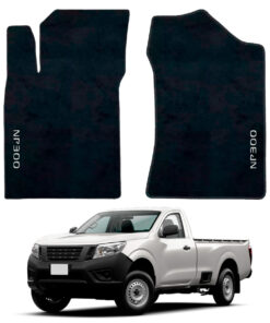 Tapetes de piso para para Nissan NP 300 2016–2024 vista superior y con vehículo como referencia