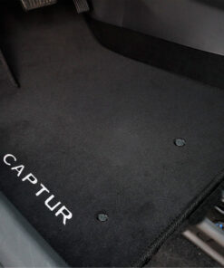 Tapetes de piso para para Renault Captur 2018–2023 vista superior posa pie