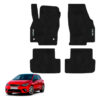 Tapetes de piso para para Seat Ibiza 2018–2021 vista superior y con vehículo como referencia