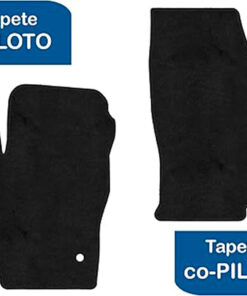 Tapetes de piso para para Seat Ibiza 2018–2021 vista superior tapete piloto y copiloto