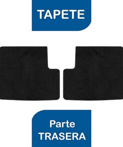 Tapetes de piso para para Seat Ibiza 2018–2021 vista superior tapete trasero