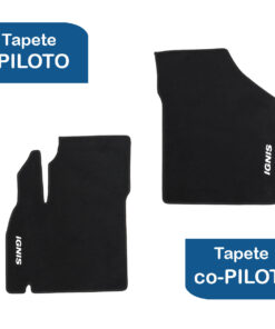 Tapetes de piso para para Suzuki Ibiza 2017–2024 vista superior tapete piloto y copiloto