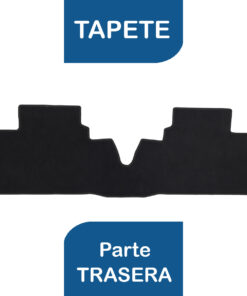 Tapetes de piso para para Suzuki Ibiza 2017–2024 vista superior tapete trasero