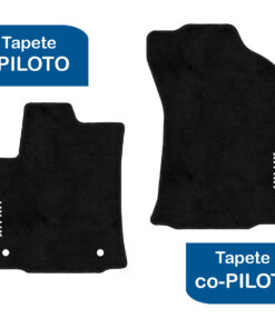 Tapetes de piso para para Toyota Hilux 2016–2024 vista superior tapete piloto y copiloto