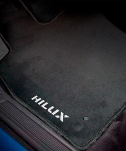 Tapetes de piso para para Toyota Hilux 2016–2024 vista superior posa pie