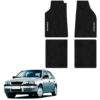 Tapetes de piso para para Volkswagen Pointer 2004–2005 vista superior y con vehículo como referencia