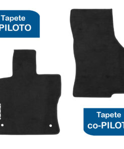 Tapetes de piso para para Volkswagen Jetta A7 2019–2024 vista superior tapete piloto y copiloto