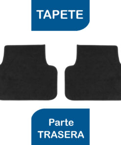 Tapetes de piso para para Volkswagen Jetta A7 2019–2024 vista superior tapete trasero