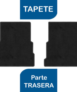 Tapetes de piso para para Volkswagen Golf 1987–1992 vista superior tapete trasero