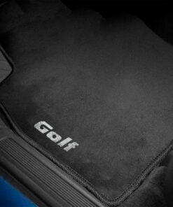 Tapetes de piso para para Volkswagen Golf 1987–1992 instalado al interior del vehículo
