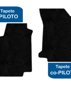Tapetes de piso para para Volkswagen Jetta A3 1993–1999 vista superior tapete piloto y copiloto