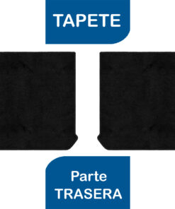 Tapetes de piso para para Volkswagen Jetta A3 1993–1999 vista superior tapete trasero