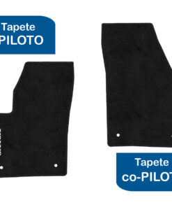 Tapetes de piso para para Volvo S40–TS 2005–2011 vista superior tapete piloto y copiloto
