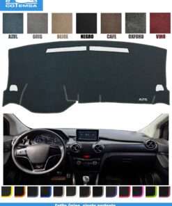 Cubretablero para Audi Q5 2010–2017 vista superior con tablero como referencia