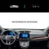 Vista inteerior del vehículo Honda CR–V 2017–2022 como referencia