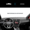 Vista interior del vehículo Seat Arona 2017–2021 como referencia