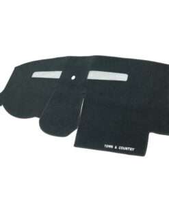 Cubretablero para Chrysler–Dodge Town & Country 2008–2010 color negro–gris vista ángulo derecho del producto