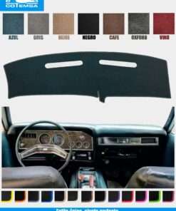 Cubretablero para Ford Mustang II 1974–1979 vista tablero como referencia