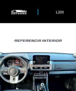 Vista interior del vehículo Mitsubishi L200 2025–2026 como referencia