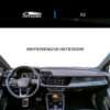 Vista interior del vehículo Audi A3 2022–2026 como referencia