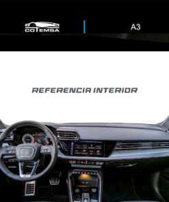 Vista interior del vehículo Audi A3 2022–2026 como referencia