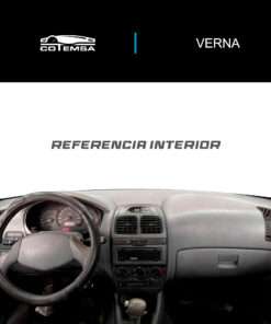 Vista interior del vehículo Chrysler–Dodge Verna 2004–2006 como referencia