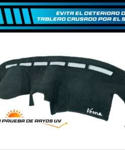 Cubretablero premium para Chrysler–Dodge Verna 2004–2006 con protección UV