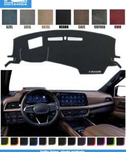 Cubretablero para Chevrolet Tahoe 2025–2026 con tablero como referencia.