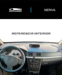 Vista interior del vehículo Chevrolet Meriva 2003–2009 como referencia
