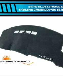 Cubretablero premium para Chevrolet Silverado 2014–2018 con protección UV