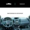 Vista interior del vehículo Ford Ranger 2013–2021 como referencia