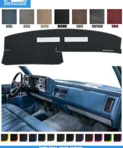 Cubretablero para GMC Sierra 1988–1994 vista tablero como referencia