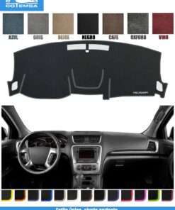 Cubretablero para GMC Acadia Denali 2013–2016 vista superior con tablero como referencia.