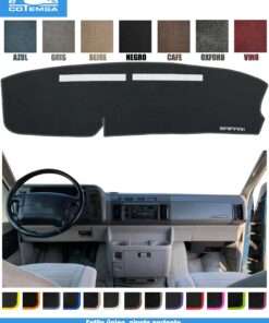 Cubretablero para GMC Safari USA 1991–1994 vista tablero como referencia