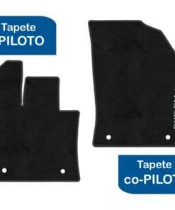 Tapete de piso para Geely EX5 EM–i Hibrida 2025–2026 vista tapete piloto y copiloto