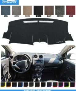 Cubretablero para Nissan Versa drive 2020 vista tablero como referencia