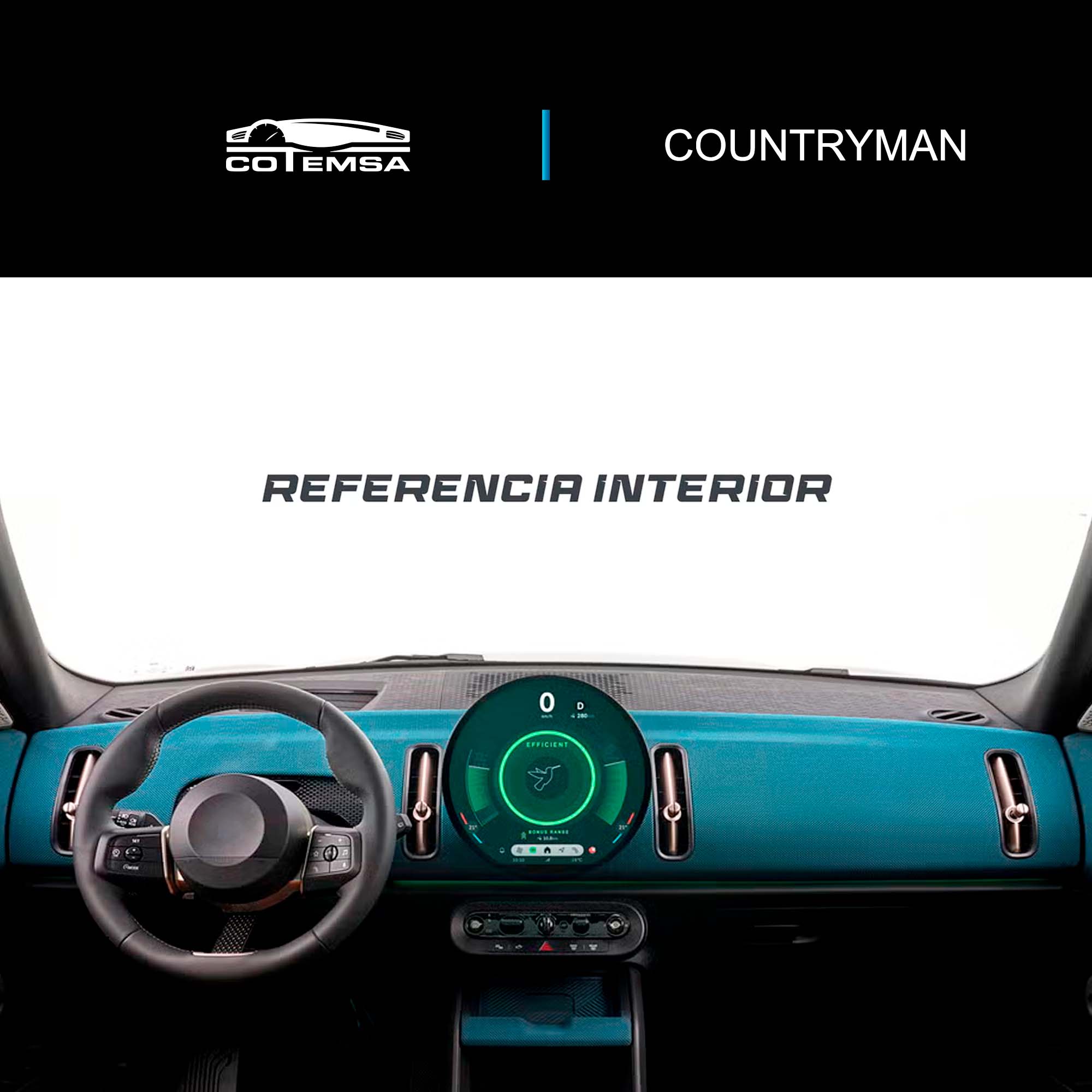 CUBRETABLERO PARA BMW MINI COUNTRYMAN, 2024–2026, PREMIUM.