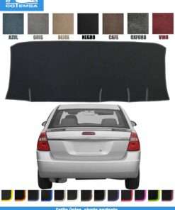 Cubre parte trasera para Chevrolet Malibu Sedan 2004–2007 vista superior con vehículo como referencia