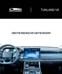 Vista interior del vehículo Foton Tunland V9 2023–2026 como referencia.