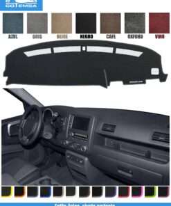 Cubretablero para Honda Ridgeline 2006–2014 vista superior con tablero como referencia